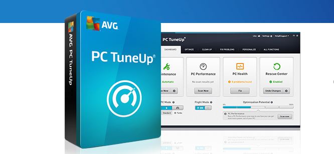 AVG PC TuneUp 2 Years 1PC Gloabal product key